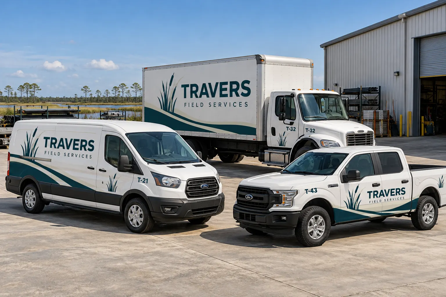 Multi-Branch Fleet Graphics Management: One Standard, Traceable Local Work – fictional design concept Travers Field Services managed fleet, fictional design concept