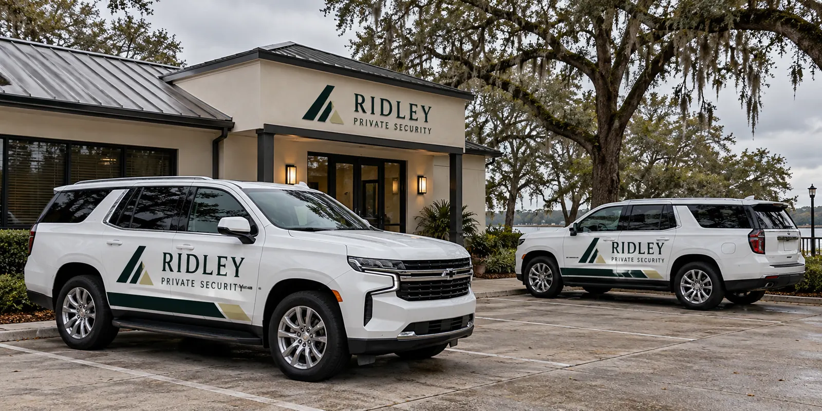 Ridley Private Security commercial SUVs, fictional design concept
