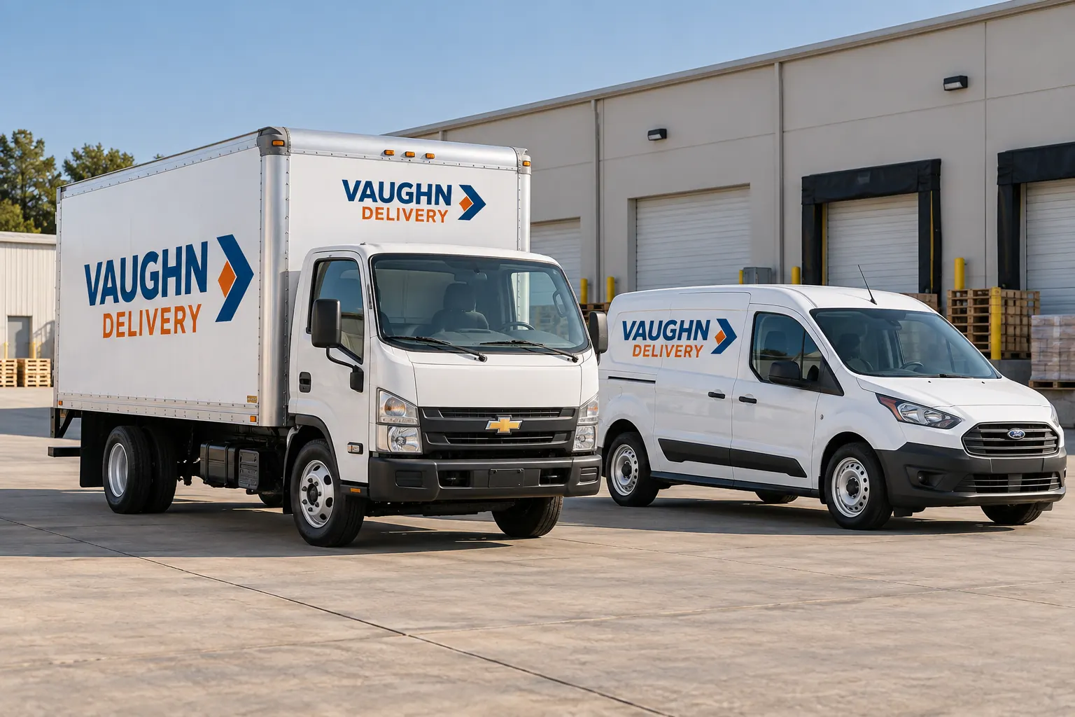 Slidell Commercial Vehicle Wraps: Prepare the Fleet Before the Release Window – fictional design concept Vaughn Delivery commercial vehicles, fictional Slidell-area planning concept